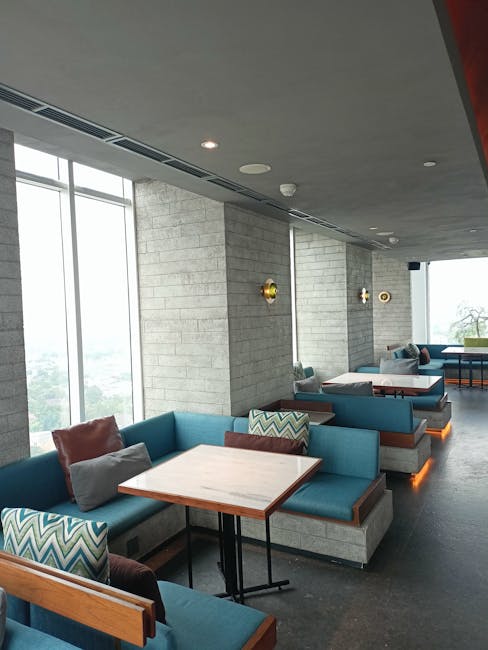 VIP lounge area with comfortable seating and ambient lighting